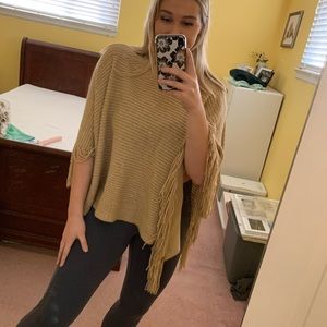 Tan Poncho/Shrug